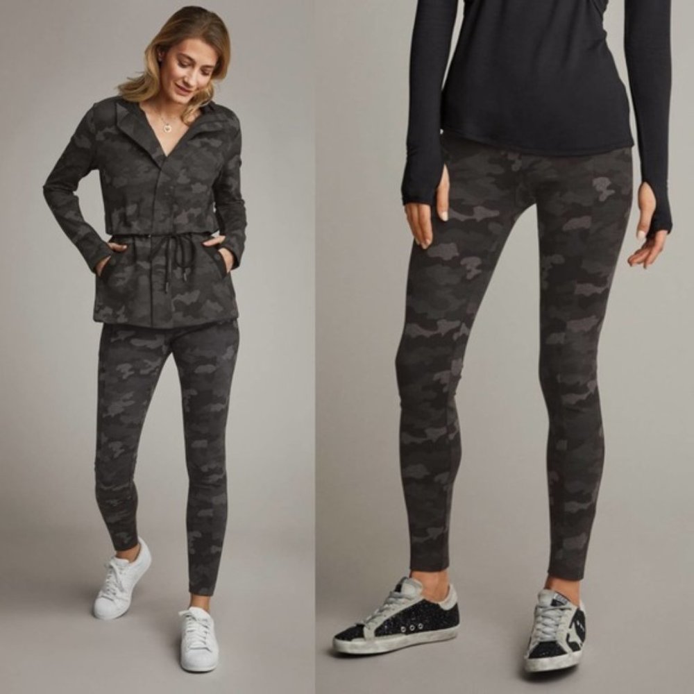 Cabi ATC Grey Camo Jacket & High Waist Legging XL